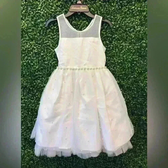 American Princess Other - AMERICAN PRINCESS WHITE RUFFLED TIERED DRESS SIZE 10 (1) AND 8 (2)